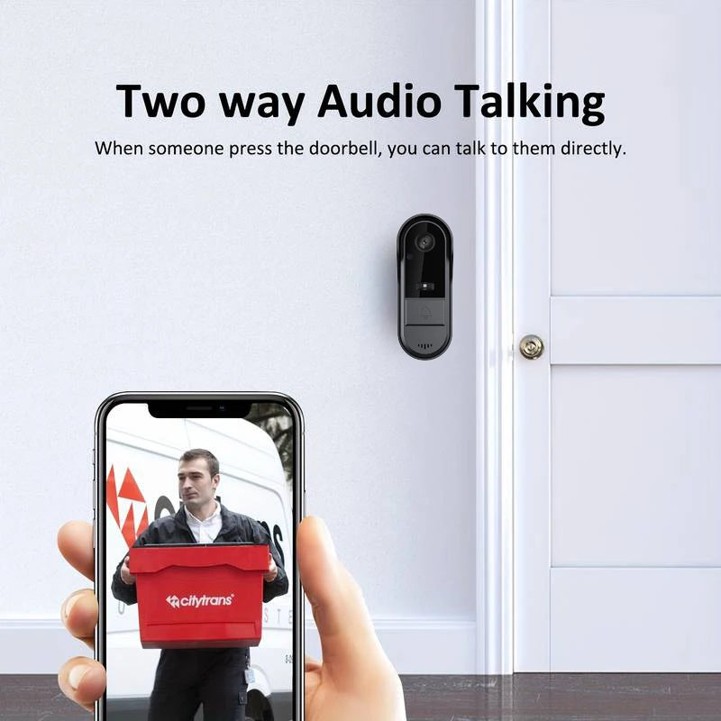 Tuya Smart Wifi Outdoor Wireless Doorbell with Camera Waterproof Visual Intercom HD Night Vision Motion Detector Video Doorbell